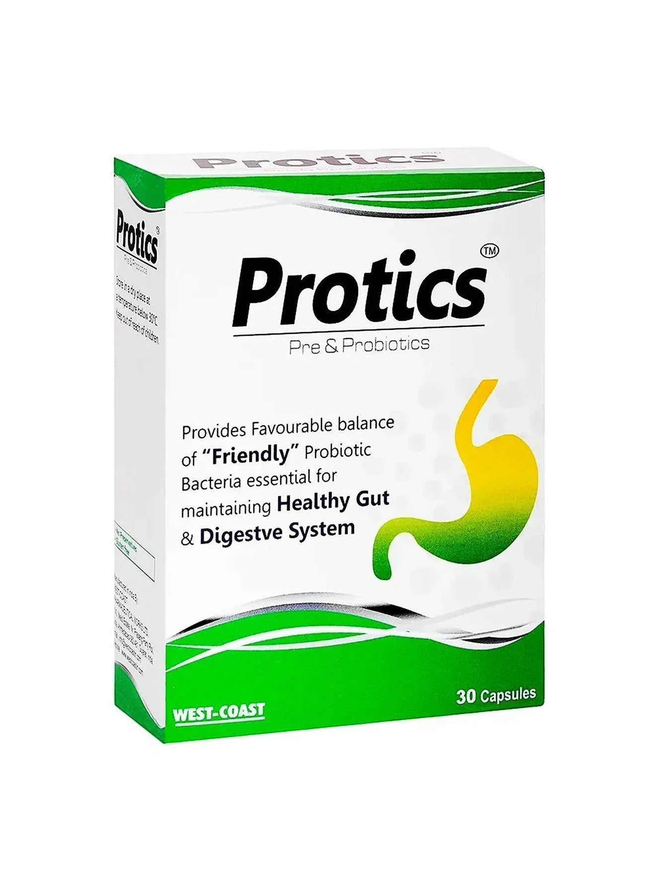 Buy Protics Pre-Probiotic West Coast 30 Capsules Online