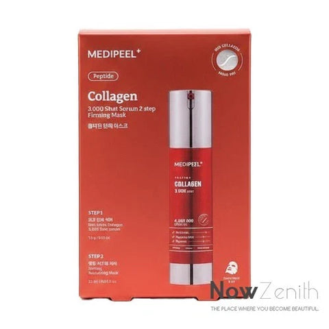 MEDI-PEEL Red Lacto Collagen 3000 Shot Serum 2 Step Mask 1.5g+25ml