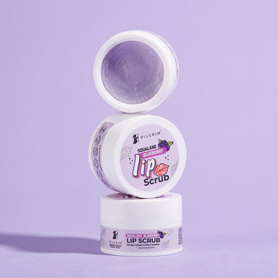 Pilgrim Spanish Squalane Lip Scrub (Blueberry) 8gm