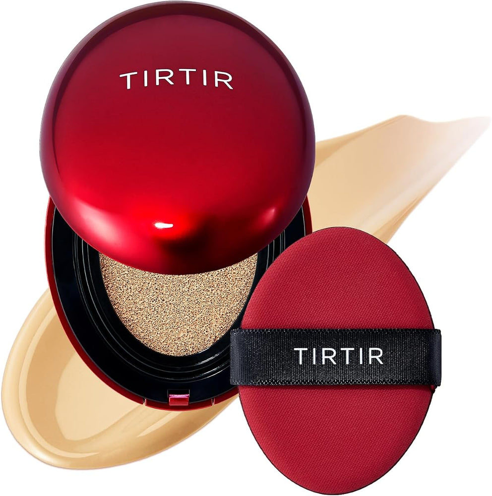 TIRTIR Mask Fit Red Cushion Foundation - Semi-Matte, 22W Sheer Beige - 18g