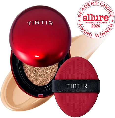 TIRTIR Mask Fit Red Cushion Foundation - Semi-Matte Finish, 27C Cool Beige, 18g
