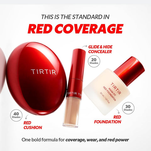 TIRTIR Mask Fit Red Foundation - Pore-Blurring, Lightweight 1.01 Fl Oz