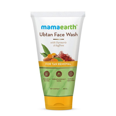 Mamaearth Ubtan FW with Turmeric & Saffron 150 ml