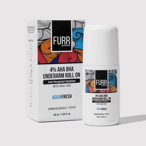 Pee Safe 4% Aha Bha Underarm Roll-On - Aqua 40 Ml
