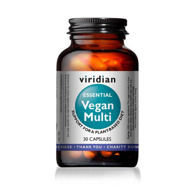 Viridian Essential Vegan Multi 30 Veg Caps