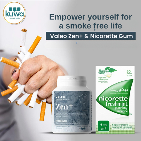 Valeo Zen Plus + Nicorette Freshmint Gum 4mg