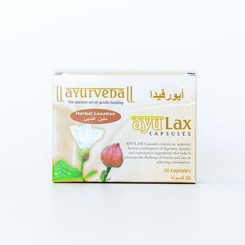 Ayulax Capsules 30, Herbal Laxative