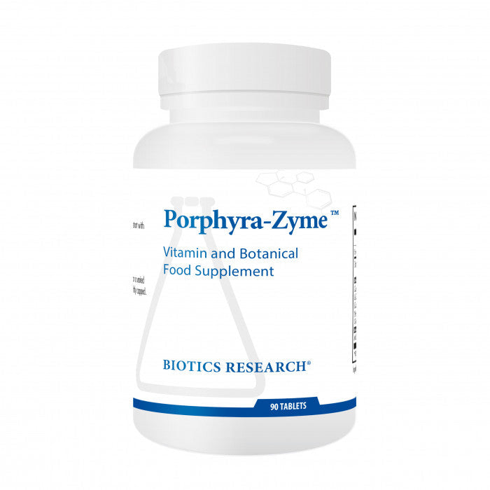 Biotics Research Porphyra Zyme Chlorophyll Concentrate. Heavy Metal Binding Capacity. Detoxification. 90 Tablets