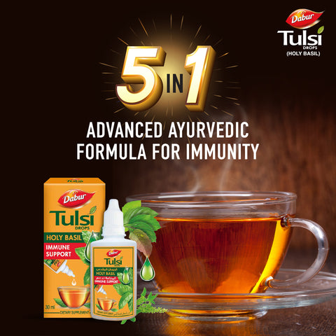 Dabur Tulsi Drops for Immune Support, 30 mL