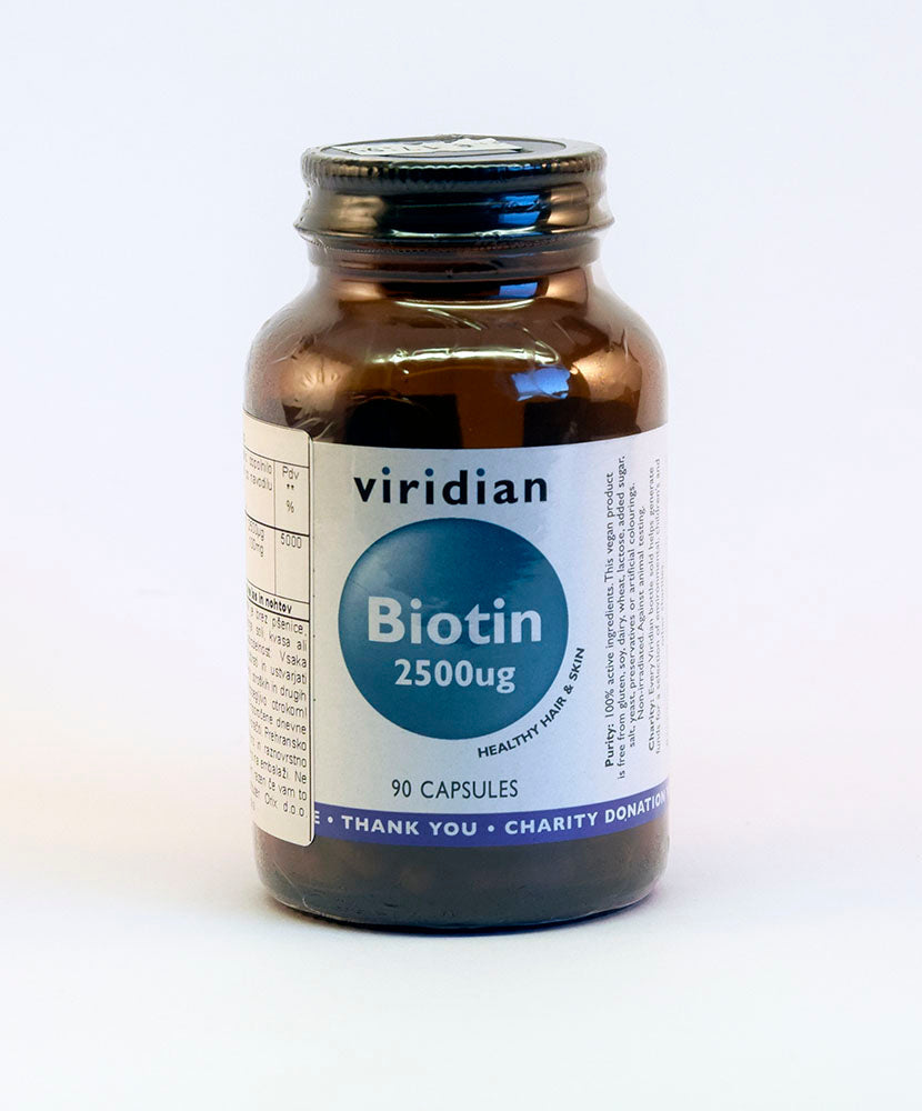 Viridian Biotin 2500ug 90 veg caps