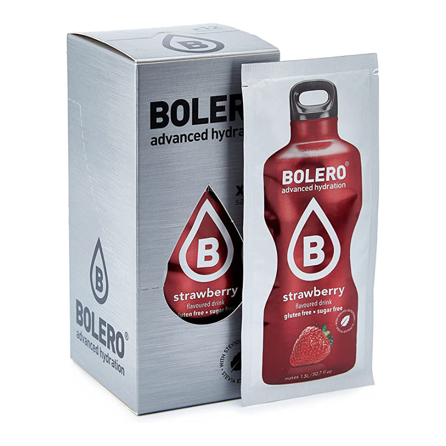 Bolero Advanced Hydration, Strawberry Flavour, 9g/pc, Pack Of 12