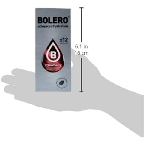 Bolero Advanced Hydration, Strawberry Flavour, 9g/pc, Pack Of 12