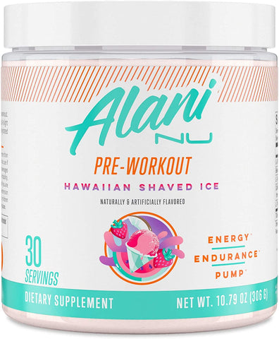 Alani Nu Pre-workout Hawaiian Shaved Ice - 30 servings