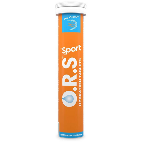 Ors Hydration Tablets With Electrolytes, Vegan, Gluten And Lactose Free Formula - Natural Orange Flavour 20'S