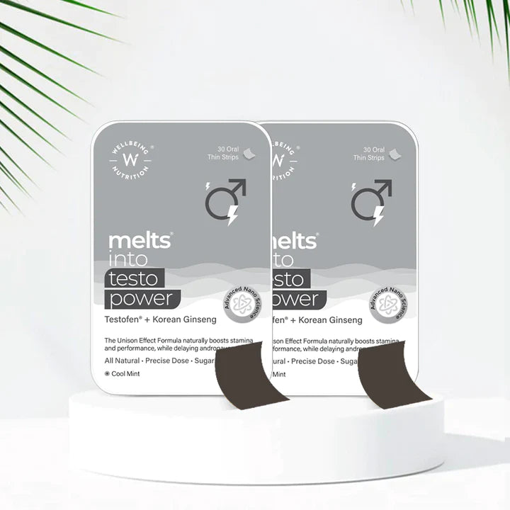 Melts Testo Power to boost testosterone levels and improve performance,  Oral Strips